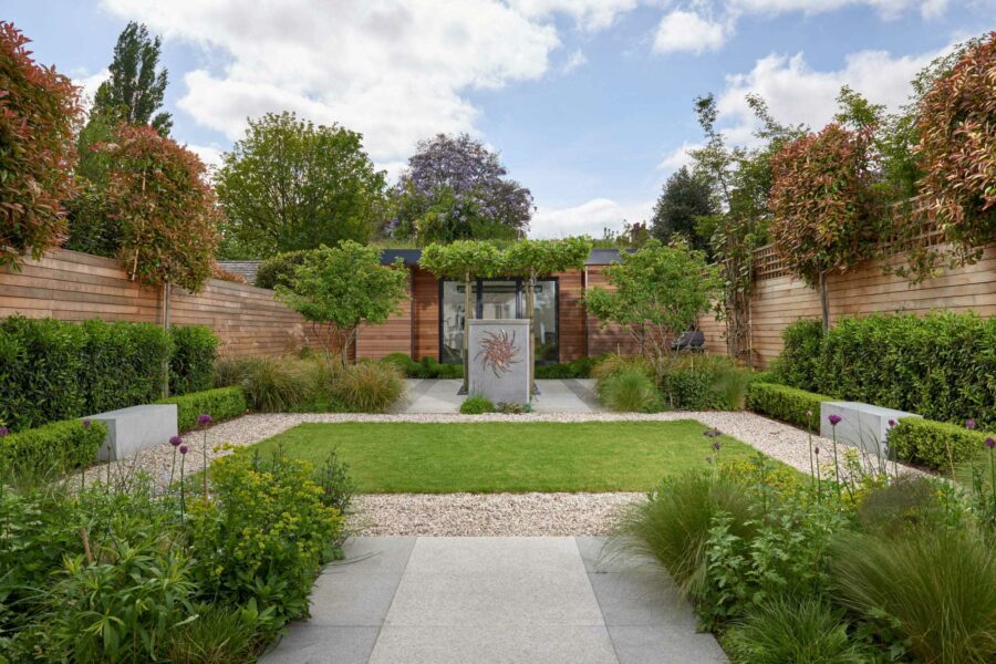 Unique L-Shaped Garden Gym Studio in London