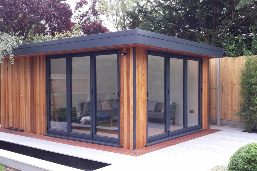 Garden Room with Dual Aspect Sliding Doors - eDEN Garden Rooms