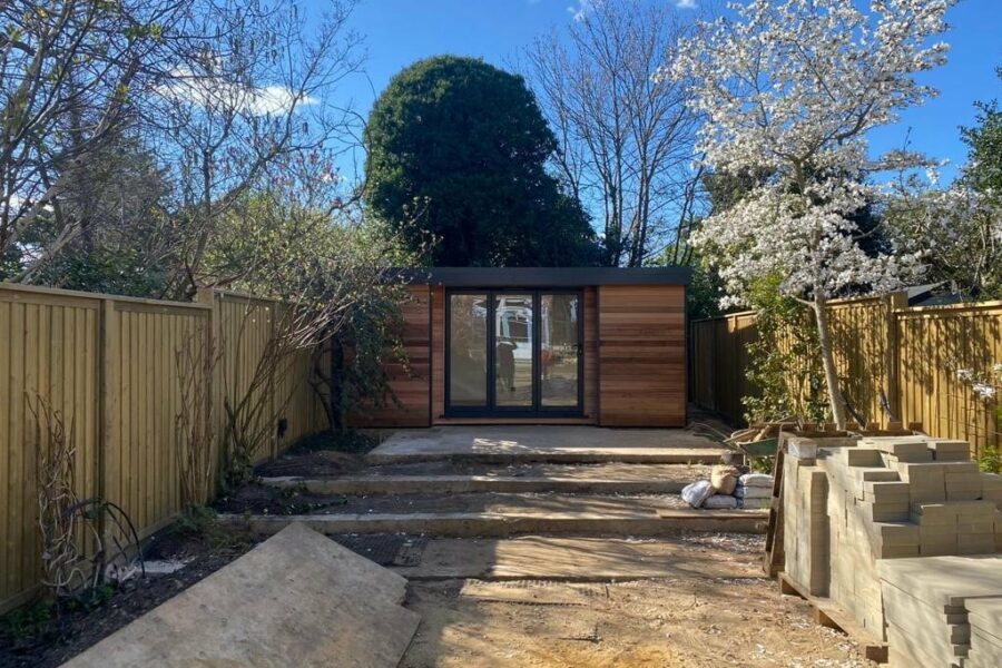 Bespke garden office in CHiswick