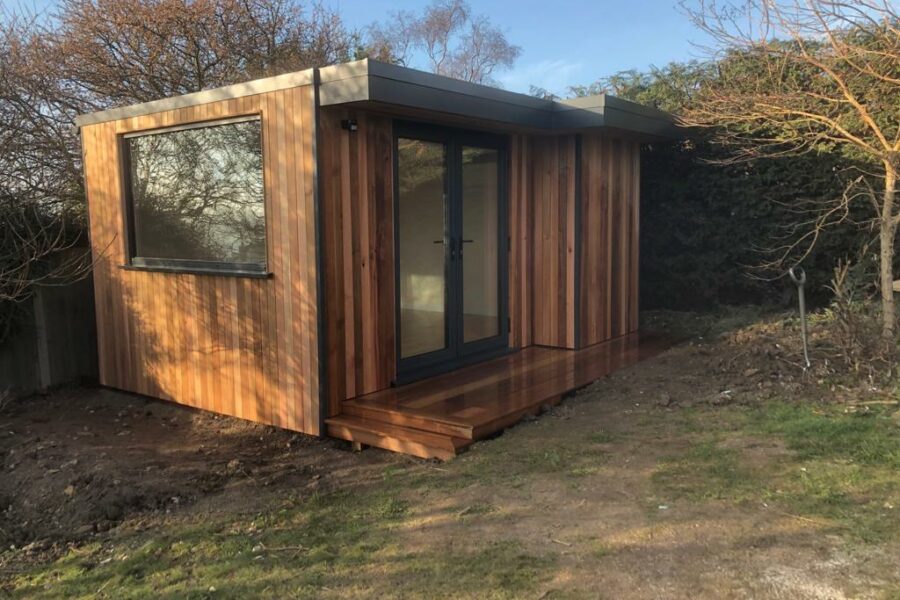 garden studio office in Kent - eDEN Garden Rooms