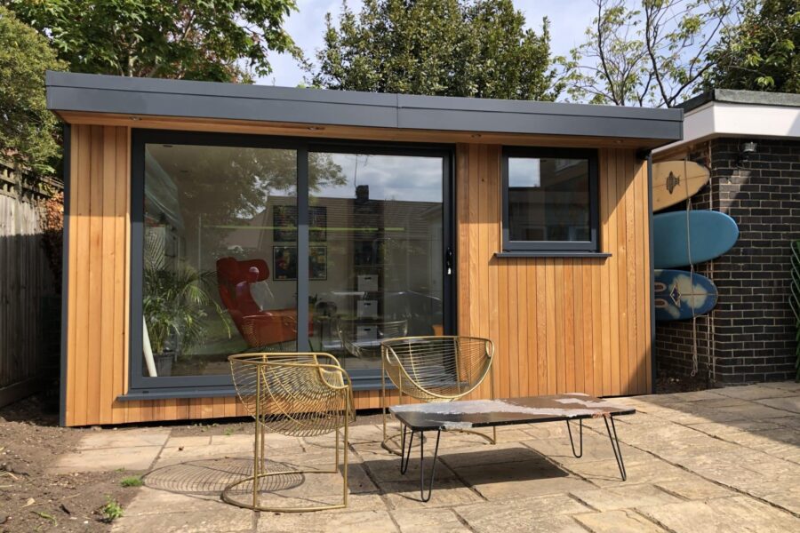 Garden Office in Whitstable, Kent - eDEN Garden Rooms Bespoke Garden studio