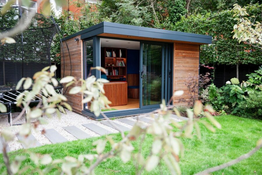 Inside a bespoke garden office in london - eDEN garden rooms